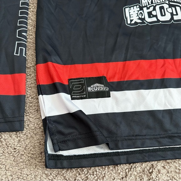 Primitive x My Hero Academia Black Hockey Jersey Size M - Picture 4 of 10